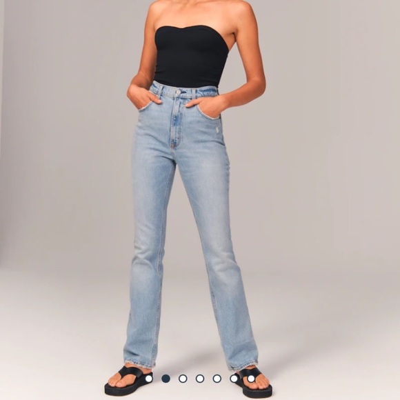 Abercrombie & Finch The 70s Vintage Flare Ultra High Flare (size 29 Short) - Picture 2 of 16